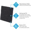 imageGLAD Compost Bin for Kitchen 15 Gallon  Plastic Container with Removable Inner Basket Bag Storage Holder and Carbon Odor Blocking Filters GrayRefill Set