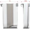 imageGlad Roomate Collapsible Waste Bin  Compact Travel Trash Can with SpaceSaving Expandable Design  Indoor and Outdoor Disposal Basket 2 Gallon White