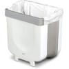 imageGlad Roomate Collapsible Waste Bin  Compact Travel Trash Can with SpaceSaving Expandable Design  Indoor and Outdoor Disposal Basket 2 Gallon White
