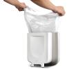 imageGlad Roomate Collapsible Waste Bin  Compact Travel Trash Can with SpaceSaving Expandable Design  Indoor and Outdoor Disposal Basket 2 Gallon White