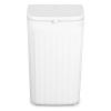 imageGlad Roomate Under Counter Trash Can  Space Saving Waste Bin for Kitchen Cabinet Bathroom or Office  Dual Lid for Ease of Opening 7 Liter White12L