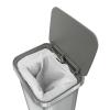 imageGlad Stainless Steel Step Trash Can with Clorox Odor Protection  Large Metal Kitchen Garbage Bin with Soft Close Lid Foot Pedal and Waste Bag Roll Holder 13 Gallon WhiteAll Stainless