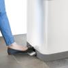 imageGlad Stainless Steel Step Trash Can with Clorox Odor Protection  Large Metal Kitchen Garbage Bin with Soft Close Lid Foot Pedal and Waste Bag Roll Holder 13 Gallon WhiteWhite