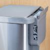 imageGlad Stainless Steel Step Trash Can with Clorox Odor Protection  Large Metal Kitchen Garbage Bin with Soft Close Lid Foot Pedal and Waste Bag Roll Holder 13 Gallon WhiteAll Stainless