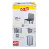 imageGlad Stainless Steel Step Trash Can with Clorox Odor Protection  Large Metal Kitchen Garbage Bin with Soft Close Lid Foot Pedal and Waste Bag Roll Holder 13 Gallon WhiteAll Stainless