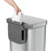 imageGlad Stainless Steel Step Trash Can with Clorox Odor Protection  Large Metal Kitchen Garbage Bin with Soft Close Lid Foot Pedal and Waste Bag Roll Holder 13 Gallon WhiteAll Stainless