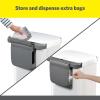imageGlad Stainless Steel Step Trash Can with Clorox Odor Protection  Large Metal Kitchen Garbage Bin with Soft Close Lid Foot Pedal and Waste Bag Roll Holder 13 Gallon WhiteWhite