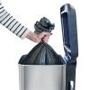 imageGlad Stainless Steel Trash Can with Clorox Odor Protection  Touchless Metal Kitchen Garbage Bin with Soft Close Lid and Waste Bag Roll Holder 13 Gallon Motion SensorMotion Sensor
