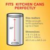 imageGlad 13 Gallon Trash Can Black Plastic Kitchen Waste Bin with Odor Protection of Lid ampamp Glad ForceFlex Tall Kitchen Trash Bags 13 Gallon Gain Original with Febreze 110 Count BundleGain Original