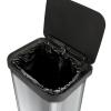 imageGlad 20 Gallon  755 Liter Extra Capacity Stainless Steel Step Trash Can with CloroxTM Odor Protection PewterStainless