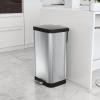 imageGlad 20 Gallon  755 Liter Extra Capacity Stainless Steel Step Trash Can with CloroxTM Odor Protection PewterStainless