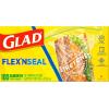 imageGlad FlexN Seal Food Storage Plastic Bags Sandwich 100 Count Pack of 4 Package May Vary100 Count Pack of 4
