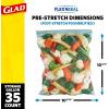 imageGlad FlexN Seal Food Storage Plastic Bags Sandwich 100 Count Pack of 4 Package May Vary35 Count Pack of 4