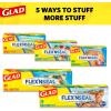imageGlad FlexN Seal Food Storage Plastic Bags Sandwich 100 Count Pack of 4 Package May Vary38 Count Pack of 4