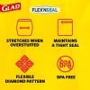 imageGlad FlexN Seal Food Storage Plastic Bags Sandwich 100 Count Pack of 4 Package May Vary38 Count Pack of 4