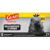 imageGlad ForceFlex Heavy Duty Large Drawstring Trash Bags Hold 80 lb 30 Gal 50 Ct Package May VaryUnscented