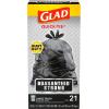 imageGlad ForceFlex Heavy Duty Large Drawstring Trash Bags Hold 80 lb 30 Gal 50 Ct Package May VaryUnscented