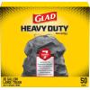 imageGlad ForceFlex Heavy Duty Large Drawstring Trash Bags Hold 80 lb 30 Gal 50 Ct Package May VaryUnscented