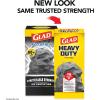 imageGlad ForceFlex Heavy Duty Large Drawstring Trash Bags Hold 80 lb 30 Gal 50 Ct Package May VaryUnscented