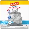 imageGlad ForceFlex MaxStrength Kitchen Drawstring Trash Bags 20 Gal Fresh Clean 80 Ct Pack May VaryFresh Clean