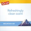 imageGlad ForceFlex MaxStrength with Clorox Trash Bags 13 Gal Mountain Air 90 Ct Pack May Vary34 Count Pack of 1