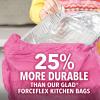 imageGlad ForceFlex MaxStrength with Clorox Trash Bags 13 Gal Mountain Air 90 Ct Pack May Vary34 Count Pack of 1