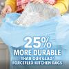 imageGlad ForceFlex MaxStrength with Clorox Trash Bags 13 Gal Mountain Air 90 Ct Pack May Vary34 Count Pack of 1