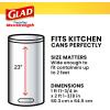 imageGlad ForceFlex MaxStrength with Clorox Trash Bags 13 Gal Mountain Air 90 Ct Pack May Vary34 Count Pack of 1