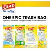 imageGlad ForceFlex Tall Kitchen Drawstring Trash Bags 13 Gal Fragrance Free 80 Ct Package May VaryFragrance Free