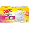 imageGlad ForceFlex Tall Kitchen Drawstring Trash Bags 13 Gallon 90 Count Package May VaryGain Moonlight Breeze