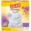 imageGlad ForceFlex Tall Kitchen Trash Bags 13 Gal Gain Moonlight Breeze 100 Ct Package May VaryGain Lavender