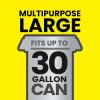 imageGlad Large Trash Bags ForceFlex with Clorox 30 Gal Mountain Air 50 Ct Package May VaryMountain Air