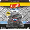 imageGlad Large Trash Bags ForceFlex with Clorox 30 Gal Mountain Air 50 Ct Package May VaryMountain Air