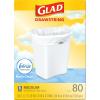 imageGlad Medium Drawstring Trash Bags with Clorox 8 Gal Lemon Fresh Bleach 80 Ct Package May VaryFebreze Fresh Clean