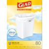 imageGlad Medium Drawstring Trash Bags with Clorox 8 Gal Lemon Fresh Bleach 80 Ct Package May VaryFebreze Fresh Clean