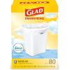 imageGlad Medium Drawstring Trash Bags with Clorox 8 Gal Lemon Fresh Bleach 80 Ct Package May VaryFebreze Fresh Clean