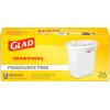imageGlad Medium Drawstring Trash Bags with Clorox 8 Gal Lemon Fresh Bleach 80 Ct Package May VaryFragrance Free Unscented