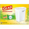 imageGlad Medium Drawstring Trash Bags with Clorox 8 Gal Lemon Fresh Bleach 80 Ct Package May VaryGain Original