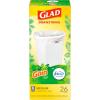 imageGlad Medium Drawstring Trash Bags with Clorox 8 Gal Lemon Fresh Bleach 80 Ct Package May VaryGain Original