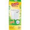 imageGlad Medium Drawstring Trash Bags with Clorox 8 Gal Lemon Fresh Bleach 80 Ct Package May VaryGain Original