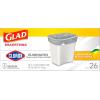 imageGlad Medium Drawstring Trash Bags with Clorox 8 Gal Lemon Fresh Bleach 80 Ct Package May VaryLemon Fresh Bleach