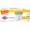 imageGlad Medium Drawstring Trash Bags with Clorox 8 Gal Lemon Fresh Bleach 80 Ct Package May VaryLemon Fresh Bleach
