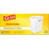imageGlad Medium Drawstring Trash Bags with Clorox 8 Gal Lemon Fresh Bleach 80 Ct Package May VaryUnscented