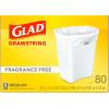 imageGlad Medium Drawstring Trash Bags with Clorox 8 Gal Lemon Fresh Bleach 80 Ct Package May VaryUnscented