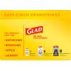 imageGlad Medium Drawstring Trash Bags with Clorox 8 Gal Lemon Fresh Bleach 80 Ct Package May VaryUnscented