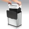 imageGlad Roomate Stainless Steel Under Counter Waste Bin with Clorox Odor Protection  Space Saving Dual Lid Small Trash Can for Kitchen Cabinet Bathroom or Office 12 Gallon 6L
