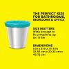 imageGlad Small Drawstring Trash Bags with Clorox 4 Gal Lemon Fresh Bleach 80 Ct Package May VaryBahama Bliss
