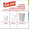 imageGlad Small Drawstring Trash Bags with Clorox 4 Gal Lemon Fresh Bleach 80 Ct Package May VaryBeachside Breeze