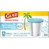 imageGlad Small Drawstring Trash Bags with Clorox 4 Gal Lemon Fresh Bleach 80 Ct Package May VaryBeachside Breeze