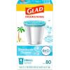 imageGlad Small Drawstring Trash Bags with Clorox 4 Gal Lemon Fresh Bleach 80 Ct Package May VaryBeachside Breeze